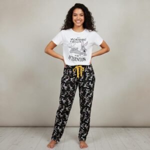 Bunny Desenli Bayan pijama takımı