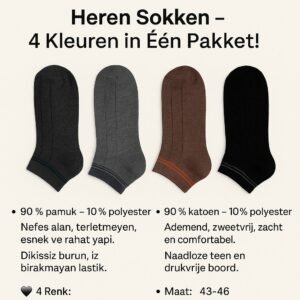 Penye 4,lü Erkek Çorap